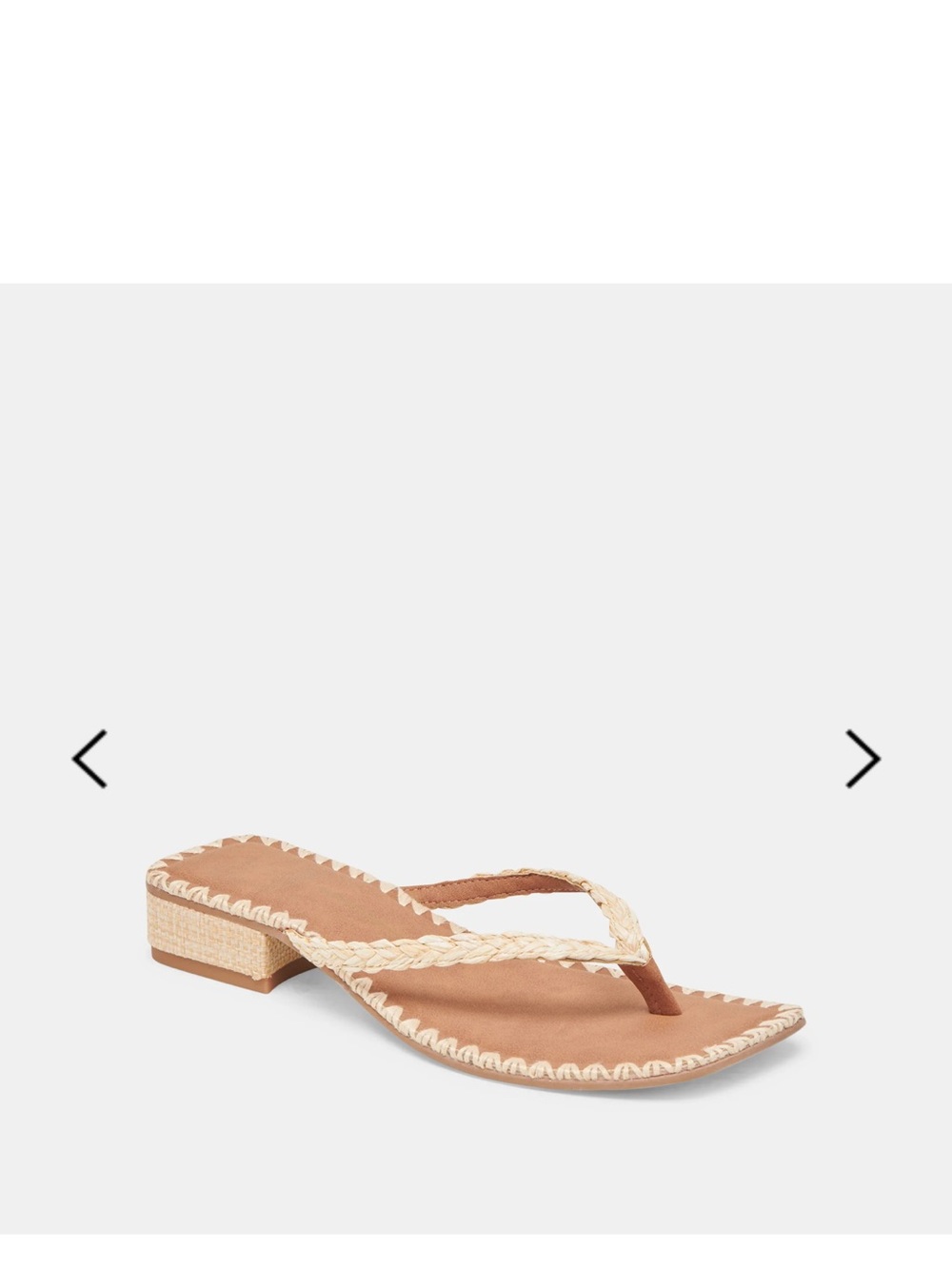 Dolce Vita Barty Raffia Sandals View 4